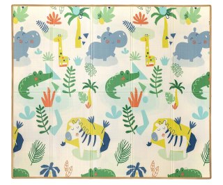 Mata Piankowa Składana Milly Mally Play Savanna i Drzewa 197x177 cm