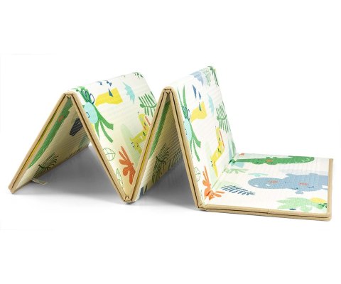 Mata Piankowa Składana Milly Mally Play Savanna i Drzewa 197x177 cm