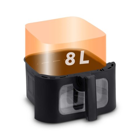 Frytkownica Beztłuszczowa Air Fryer Berdsen BD-660 Czarna – 8 L, 1700 W