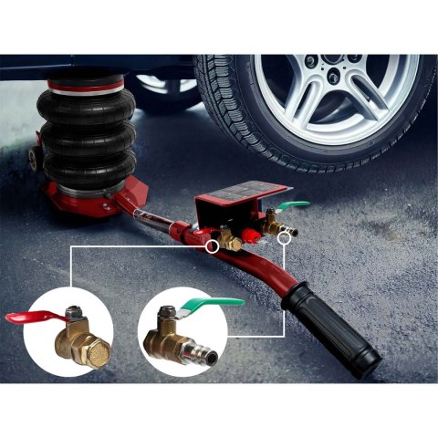 Podnośnik Pneumatyczny 3,5T Bałwanek Poduszka Humberg 15-40cm