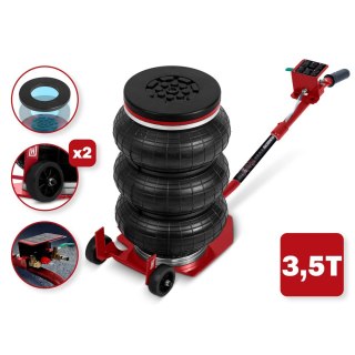 Podnośnik Pneumatyczny 3,5T Bałwanek Poduszka Humberg 15-40cm