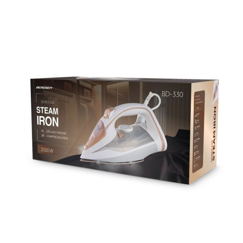 Żelazko Parowe Berdsen 9w1 – 3000 W, Ceramiczna Stopa, Multi-Funkcje