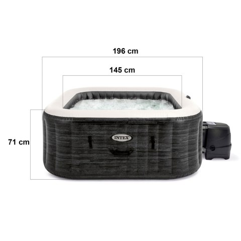 Jacuzzi SPA Dmuchane 6 Os Intex 28452 Hydromasaż LED Aplikacja