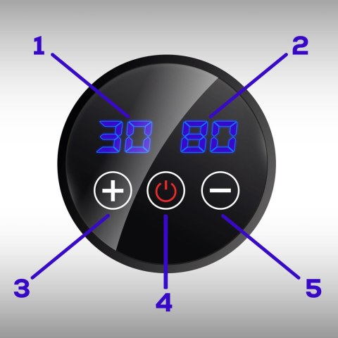 Pistolet Do Masażu Neo‑Sport NS‑503 – Bezprzewodowy Masażer Ciała, 9 Nakładek