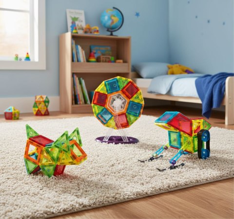 Magnetyczne Klocki Dla Dzieci 70 Elementów – Budowanie 2D I 3D