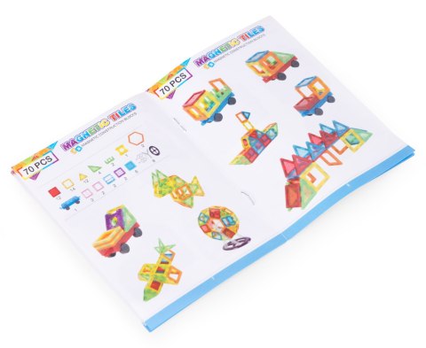 Magnetyczne Klocki Dla Dzieci 70 Elementów – Budowanie 2D I 3D