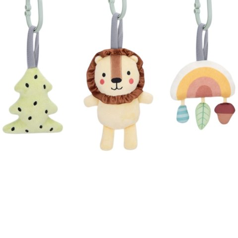 Mata edukacyjna Baby Gym Tooky Toy stojak drewniany zawieszki