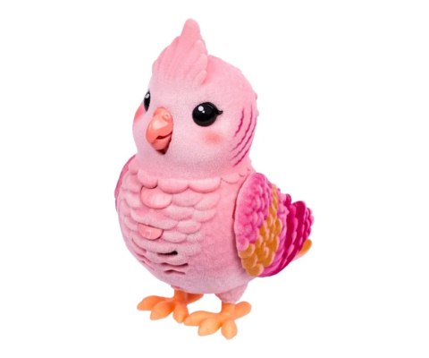 Moose Toys Interaktywny Ptaszek Little Live Pets Z Klatką, Różowy
