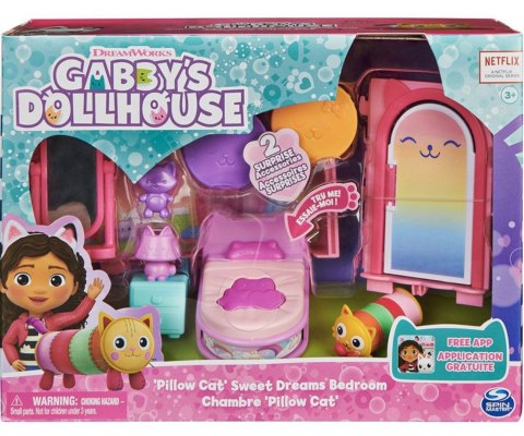 Koci Domek Gabby Pokój Deluxe Sypialnia Pillow Cat Spin Master 6062037 3+