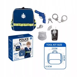 Plecak Małego Policjanta Z Akcesoriami, Plecak Małego Policjanta