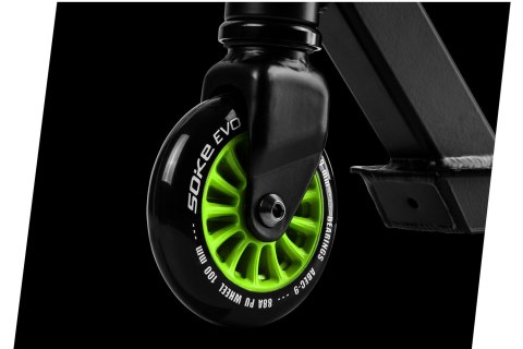 Hulajnoga Wyczynowa SOKE EVO ABEC-9 100 mm Stunt Zielona
