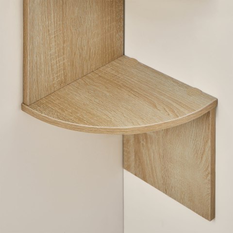 Regał Narożny 5 Półek Sonoma Na Książki I Kwiaty Oskar