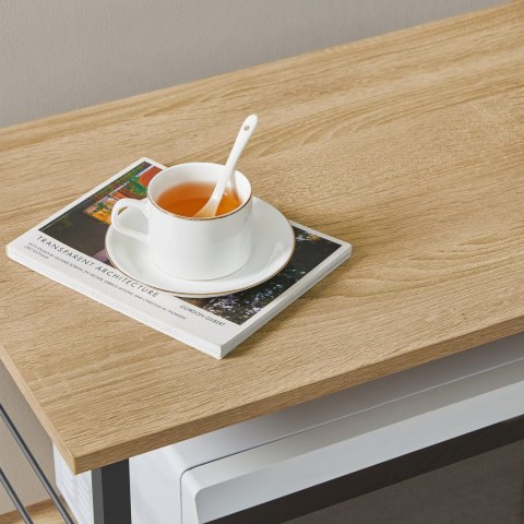 Szafka Kuchenna Na Kółkach Sonoma Regał Metalowy z Hakami Oskar