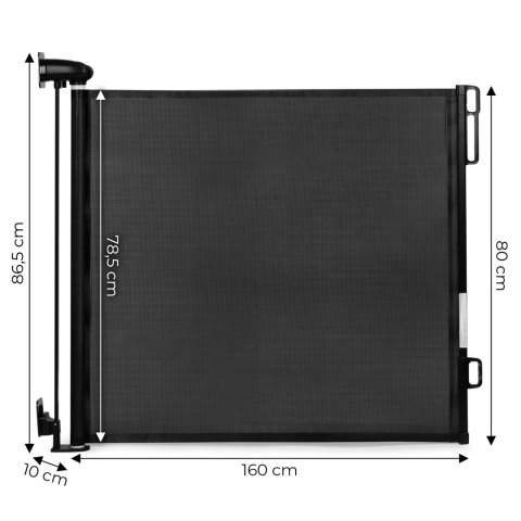 Bramka Roleta Zabezpieczająca Ochronna Na Schody 160 cm ECOTOYS