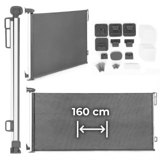 Bramka Roleta Zabezpieczająca Na Schody ECOTOYS 160 cm – Szara Roleta