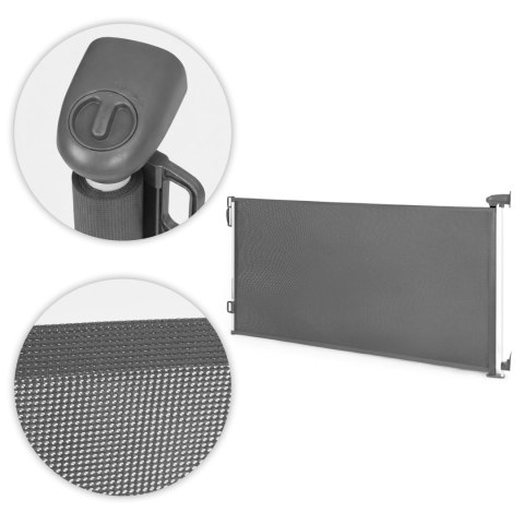 Bramka Roleta Zabezpieczająca Na Schody ECOTOYS 160 cm – Szara Roleta