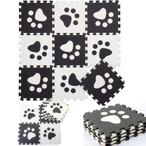 Mata piankowa puzzle EVA gruba 90x90 cm łapka Mata piankowa puzzle EVA gruba 90x90 cm łapka