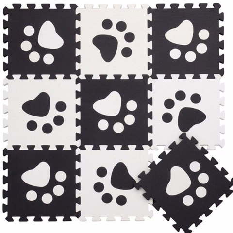 Mata piankowa puzzle EVA gruba 90x90 cm łapka Mata piankowa puzzle EVA gruba 90x90 cm łapka