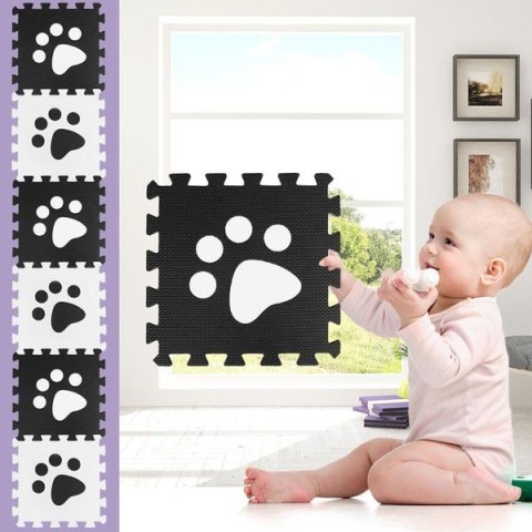 Mata piankowa puzzle EVA gruba 90x90 cm łapka Mata piankowa puzzle EVA gruba 90x90 cm łapka