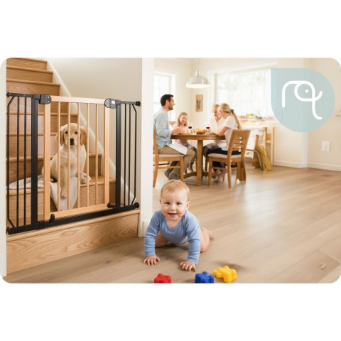 Barierka bramka zabezpieczająca czarna Nukido 718200