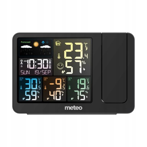 Stacja Pogody Projektor Laserowym Czasu Temperatury Czujnik Zewnętrzny