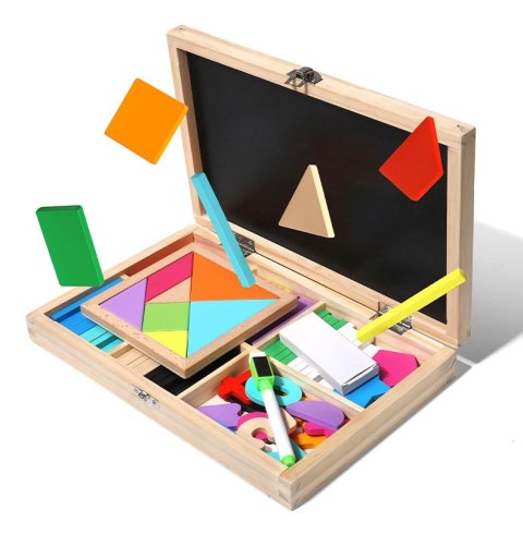 Tablica Kredowa Zestaw W Walizce, Nauka Matematyki, Rysowanie, Puzzle Tablica Kredowa Zestaw W Walizce, Nauka Matematyki, Rysowanie, Puzzle