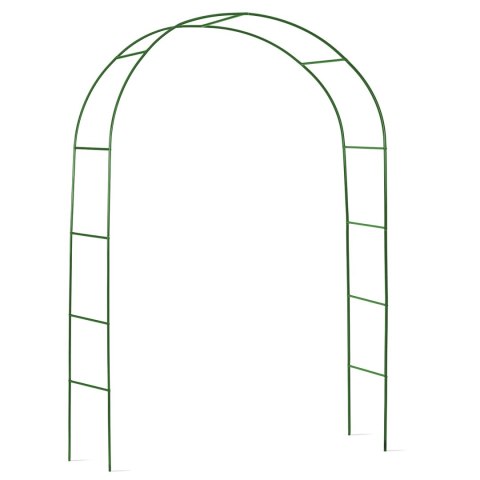 Pergola Ogrodowa Metalowa 240x140 cm Łuk – Plonos, Ciemnozielona