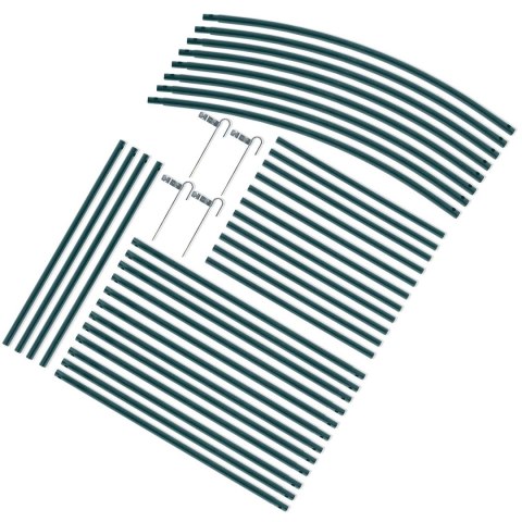 Pergola Ogrodowa Metalowa 240x140 cm Łuk – Plonos, Czarna