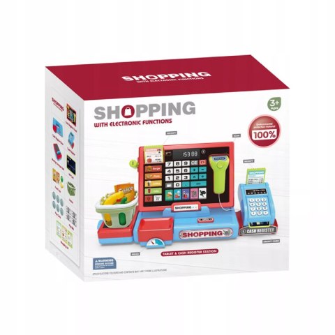 Kasa Sklepowa Dla Dzieci Kalkulator Waga Skaner, Zabawa w Sklep 3+