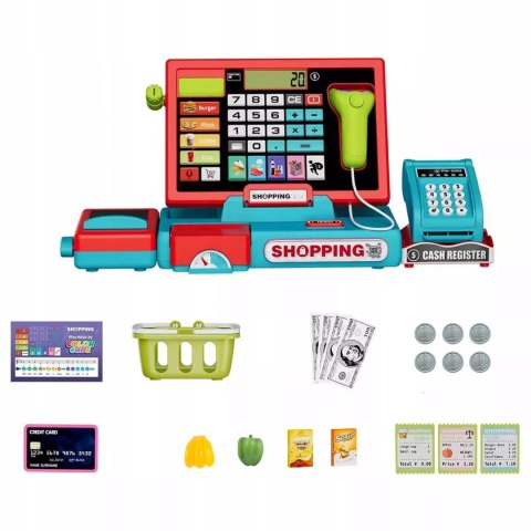 Kasa Sklepowa Dla Dzieci Kalkulator Waga Skaner, Zabawa w Sklep 3+