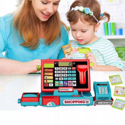 Kasa Sklepowa Dla Dzieci Kalkulator Waga Skaner, Zabawa w Sklep 3+