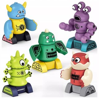 Zabawka Magnetyczna Potwory i Roboty Zestaw Konstrukcyjny 18m+