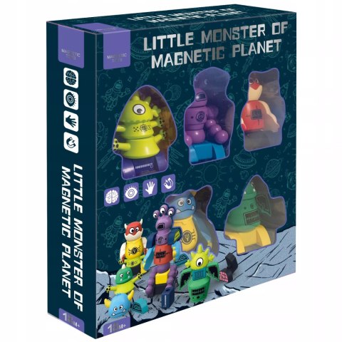 Zabawka Magnetyczna Potwory i Roboty Zestaw Konstrukcyjny 18m+