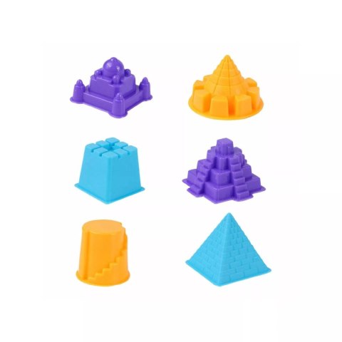 Piasek Kinetyczny 1,5kg Zestaw Budowlany Dla Dzieci - Pojazdy, Dźwig