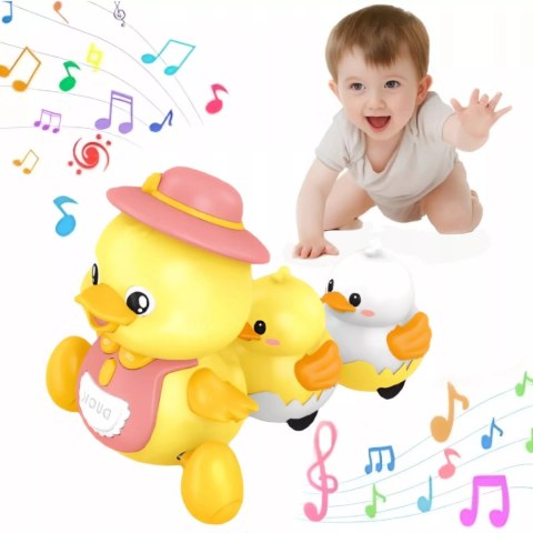 Interaktywna Kaczuszka Do Raczkowania Zabawka Edukacyjna, Sensoryczna