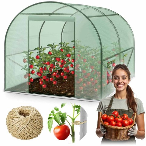 Tunel foliowy ogrodowy 2x2m 4m2 szklarnia foliak UV4 Plonos