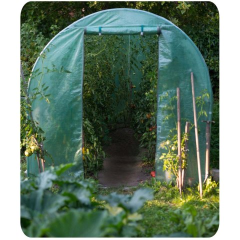 Tunel foliowy ogrodowy 2x2m 4m2 szklarnia foliak UV4 Plonos