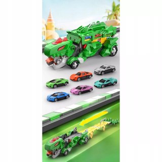 Ciężarówka Dinozaur T-Rex 2w1 Wyrzutnia Zjeżdżalnia