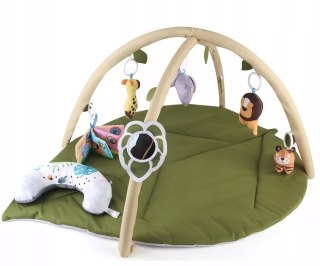 Mata Sensoryczna Edukacyjna Dla Niemowlaka Liść, Pałąki, Zabawki 0+