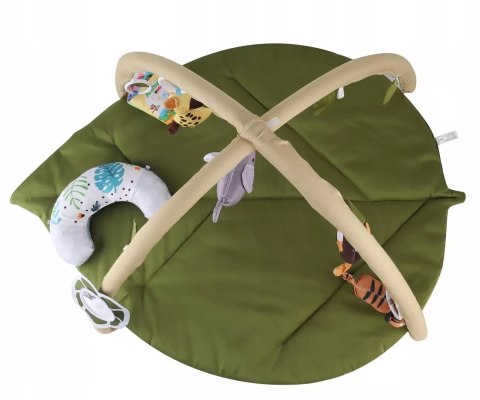 Mata Sensoryczna Edukacyjna Dla Niemowlaka Liść, Pałąki, Zabawki 0+