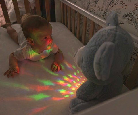 Pluszowy Miś Maskotka z Projektorem i Melodiami Milly Bear Blue