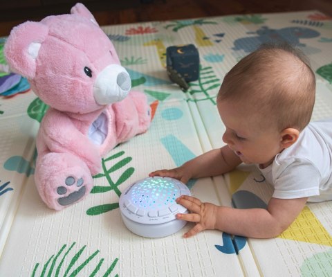 Pluszowy Miś Maskotka z Projektorem i Melodiami Milly Bear Pink