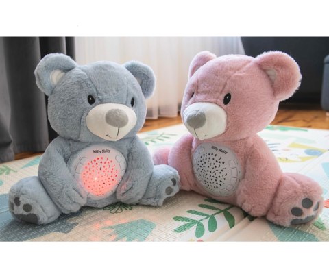 Pluszowy Miś Maskotka z Projektorem i Melodiami Milly Bear Pink