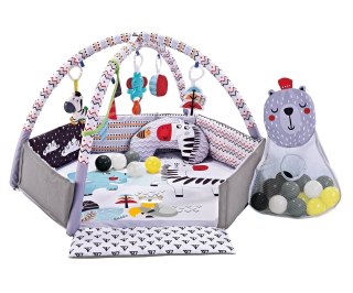 Mata Edukacyjna TinyMini Śpiący Miś Z Piłeczkami 0+