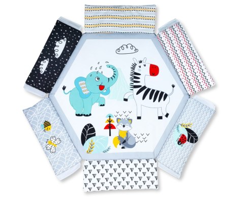 Mata Edukacyjna TinyMini Śpiący Miś Z Piłeczkami 0+