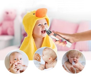 Elektryczny Aspirator Odciągacz Do Nosa NICEkids Różowy – 6 Trybów