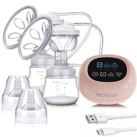 Laktator Elektryczny Trzyfazowy NICEkids 2w1 BPA Free Laktator Elektryczny Trzyfazowy NICEkids 2w1 BPA Free