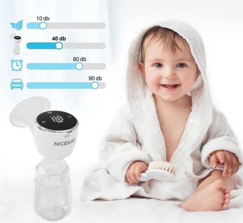 Laktator Elektryczny Trzyfazowy Odciągacz NICEKIDS BPA Free Laktator Elektryczny Trzyfazowy Odciągacz NICEKIDS BPA Free