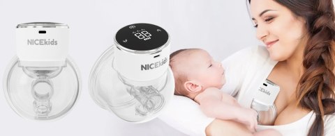 Laktator Elektryczny Trzyfazowy NICEkids BPA Free - Przenośny i Bezpieczny