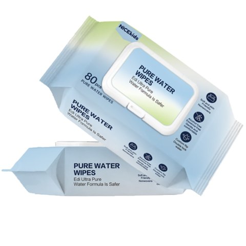 Chusteczki Nawilżane NICEKIDS Pure Water – 99,9% Wody, 960 Sztuk Chusteczki Nawilżane NICEKIDS Pure Water – 99,9% Wody, 960 Sztuk